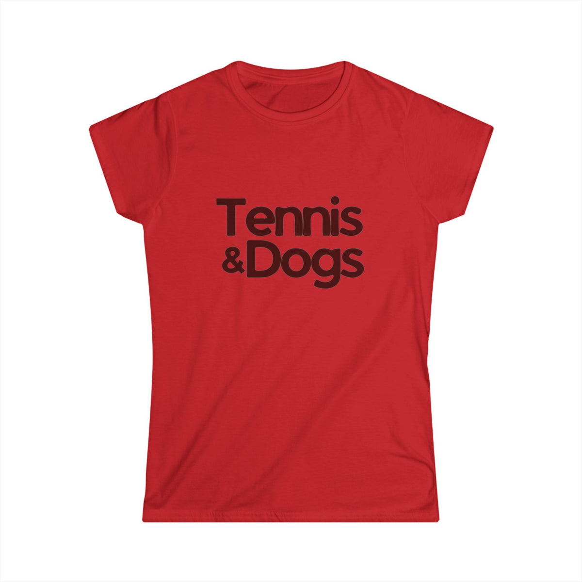 Tennis & Dogs Shirt | Funny Tennis Dog Lover T-Shirt, Gift for Women Who Love Tennis and Dogs
