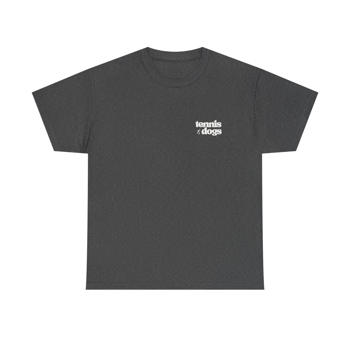 Tennis & Dogs Shirt | Unisex Tennis Dog Lover T-Shirt, Gift for Tennis Players Who Love Dogs