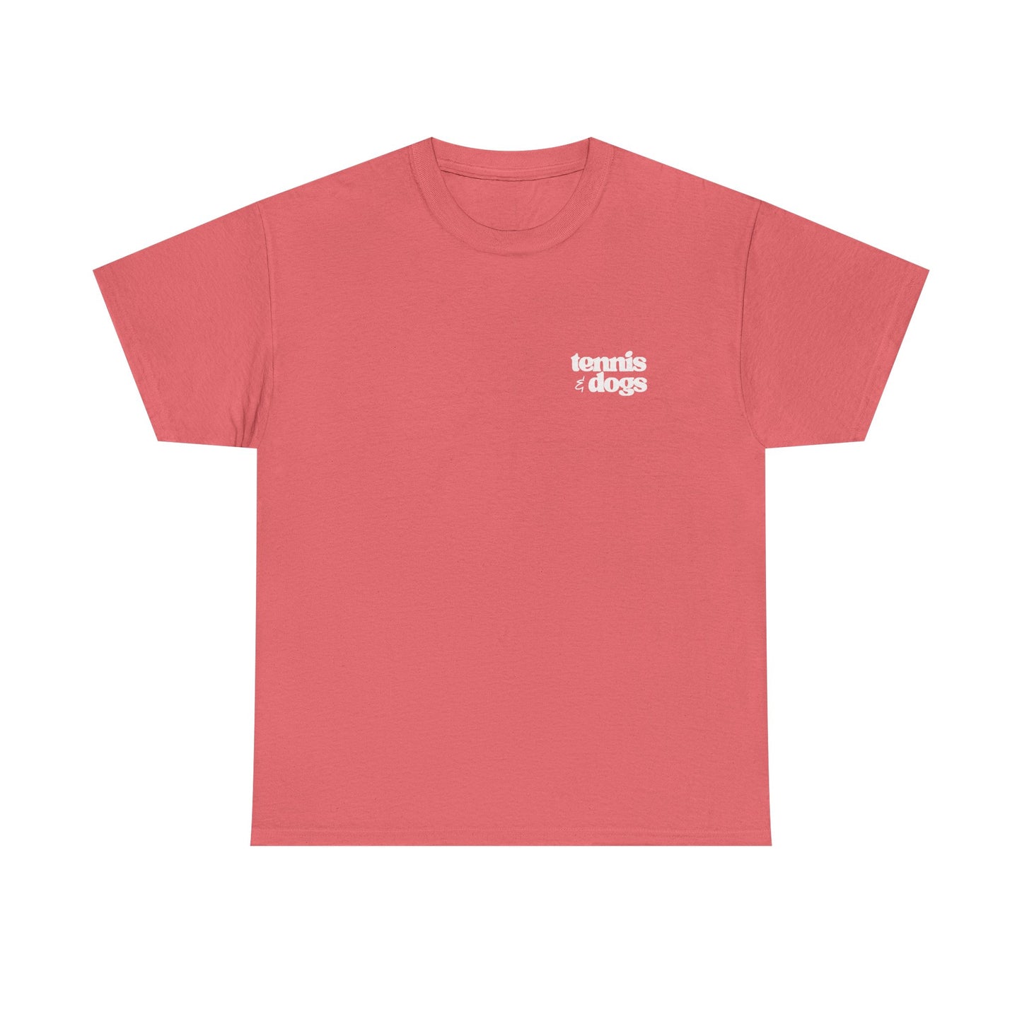 Tennis & Dogs Shirt | Unisex Tennis Dog Lover T-Shirt, Gift for Tennis Players Who Love Dogs