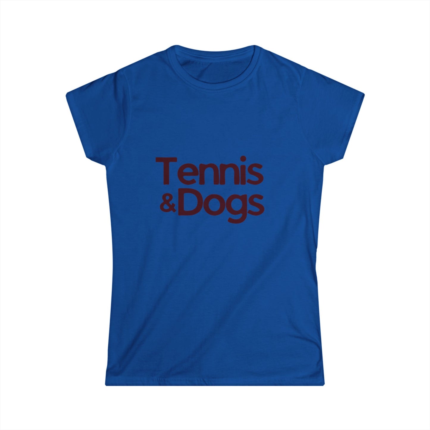 Tennis & Dogs | Women's Soft Tee