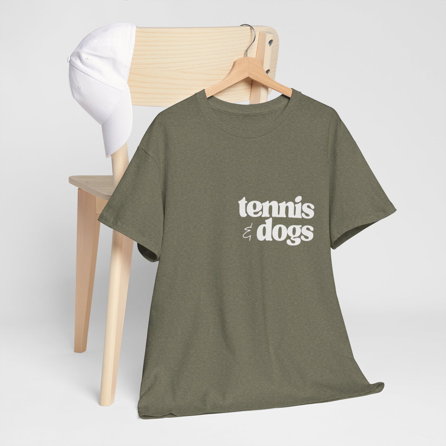 Tennis & Dogs | Unisex Cotton Shirt