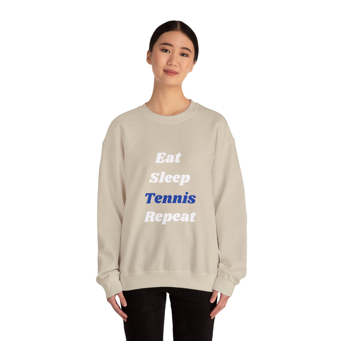 Eat-Sleep-Tennis-Repeat | Unisex Crewneck Sweatshirt
