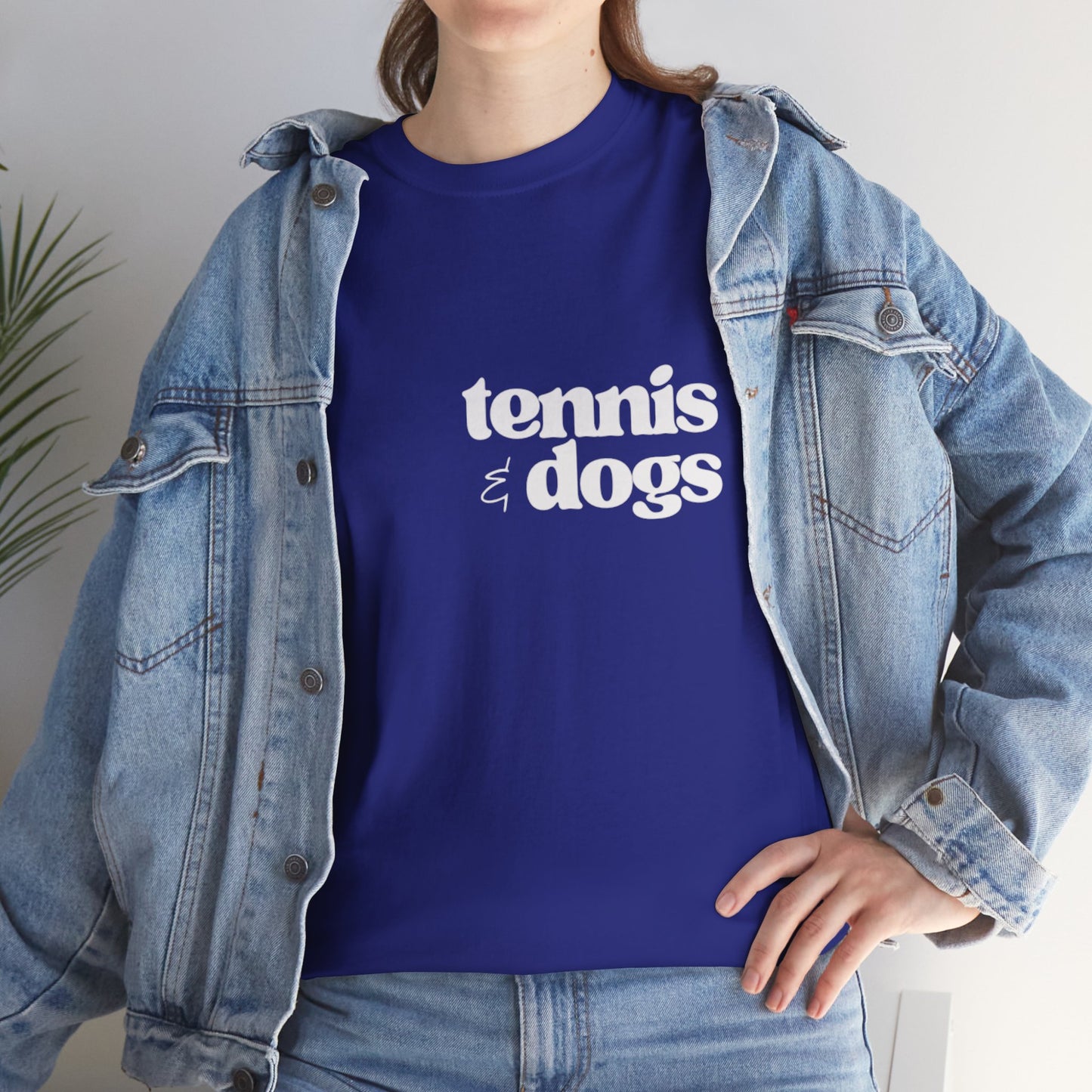 Tennis & Dogs | Unisex Cotton Shirt