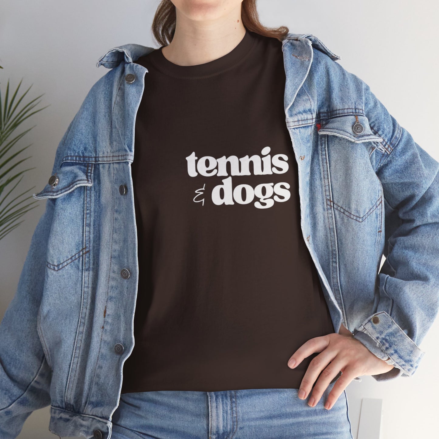 Tennis & Dogs | Unisex Cotton Shirt