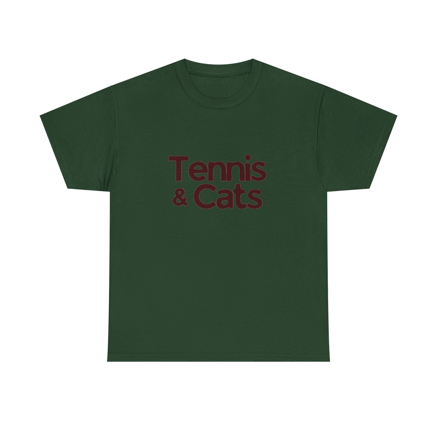 Tennis & Cats Shirt | Funny Tennis Cat Lover T-Shirt, Gift for Men Who Love Tennis and Cats