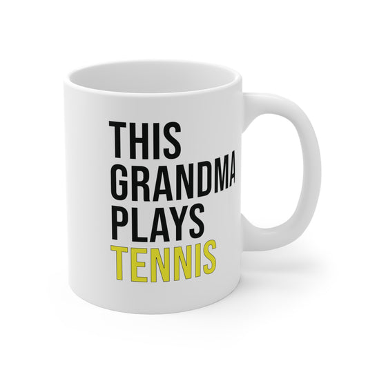 This Grandma Plays Tennis - Coffee Mug