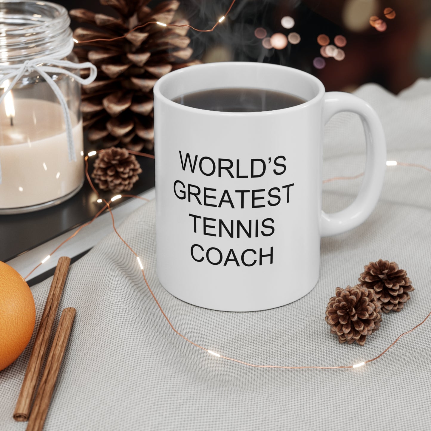 World's Greatest Tennis Coach - Coffee Mug