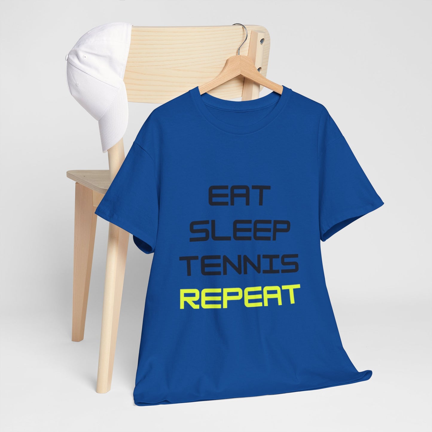 Eat-Sleep-Tennis-Repeat | Cotton Short Sleeve T-Shirt