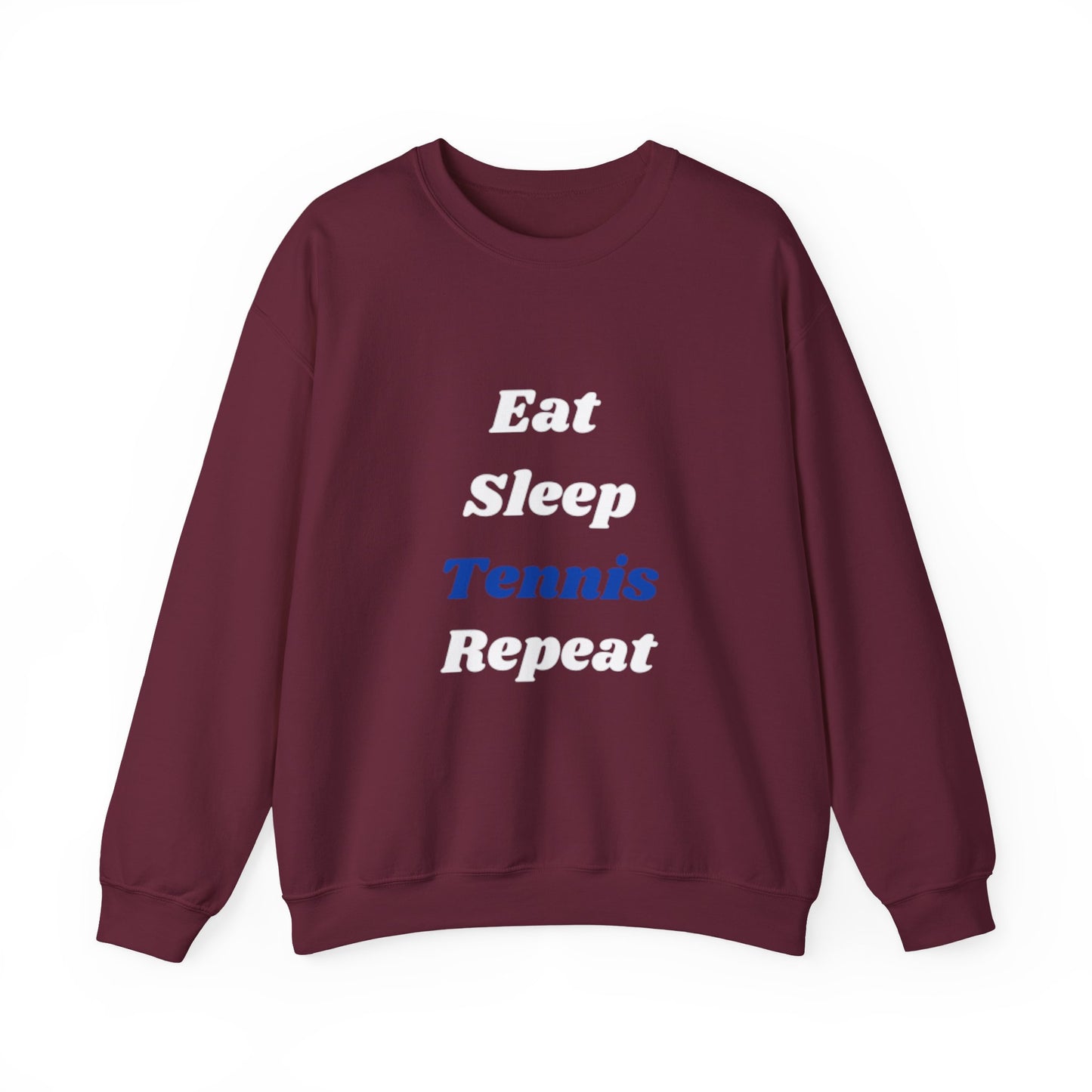 Eat-Sleep-Tennis-Repeat | Unisex Crewneck Sweatshirt
