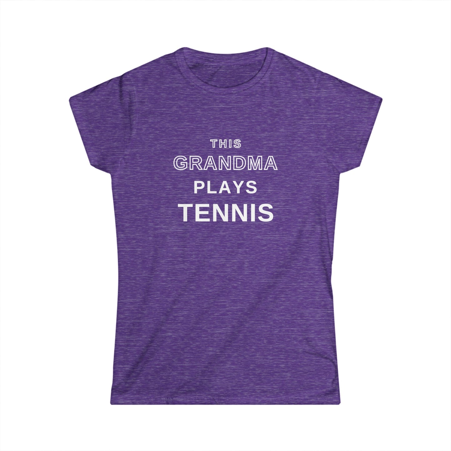 This Grandma Plays Tennis Shirt | Funny Tennis Grandma T-Shirt, Gift for Tennis-Playing Grandmas