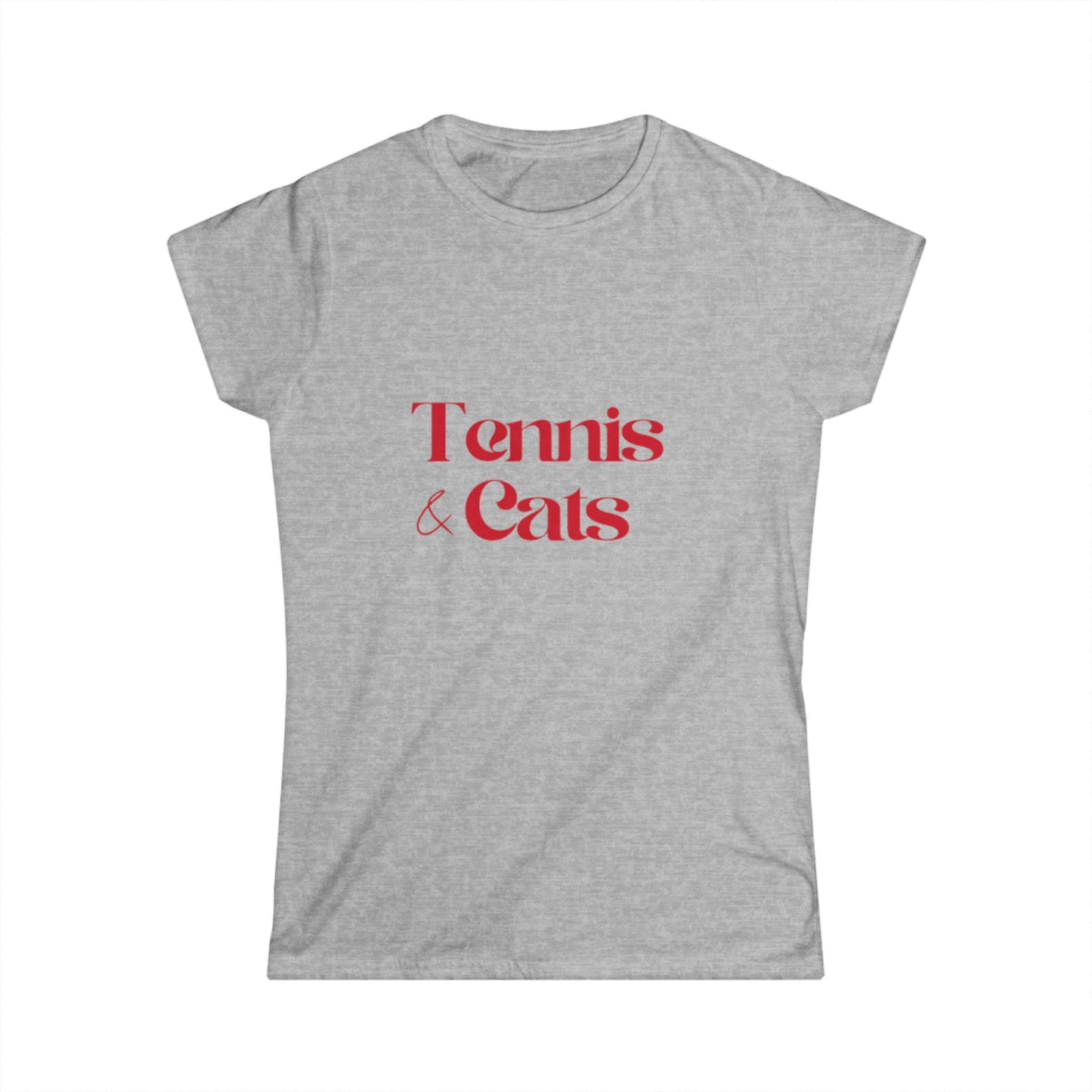Tennis & Cats | Women's Soft Tee