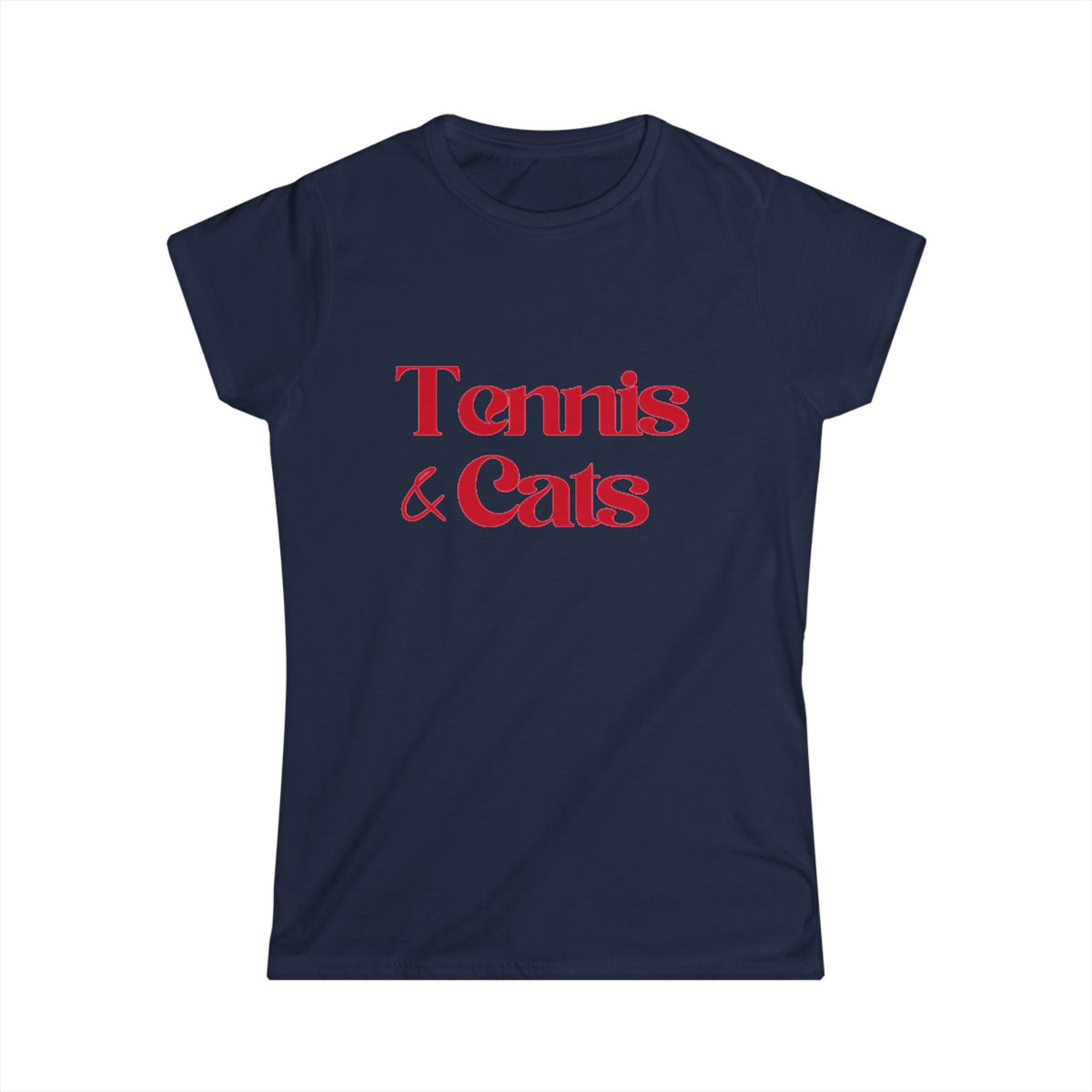 Tennis & Cats Shirt | Funny Tennis Cat Lover T-Shirt, Gift for Women Who Love Tennis and Cats