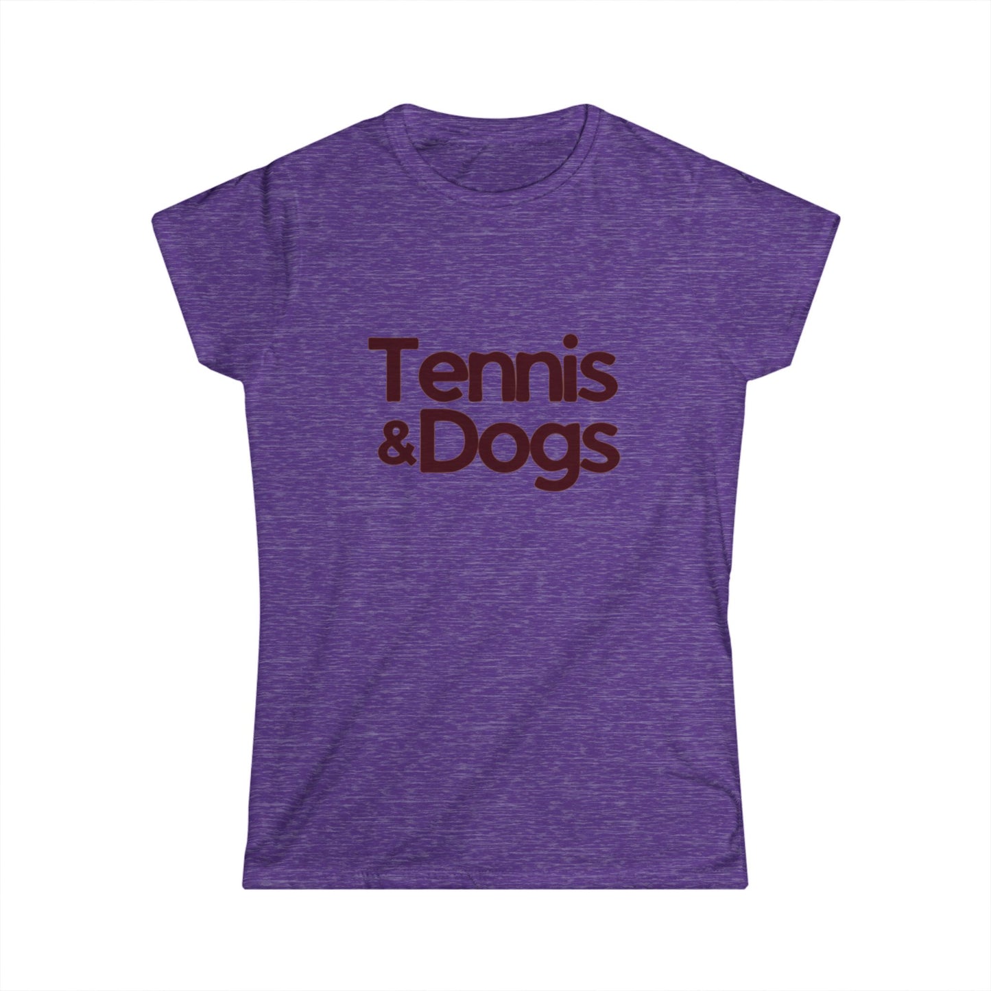 Tennis & Dogs Shirt | Funny Tennis Dog Lover T-Shirt, Gift for Women Who Love Tennis and Dogs