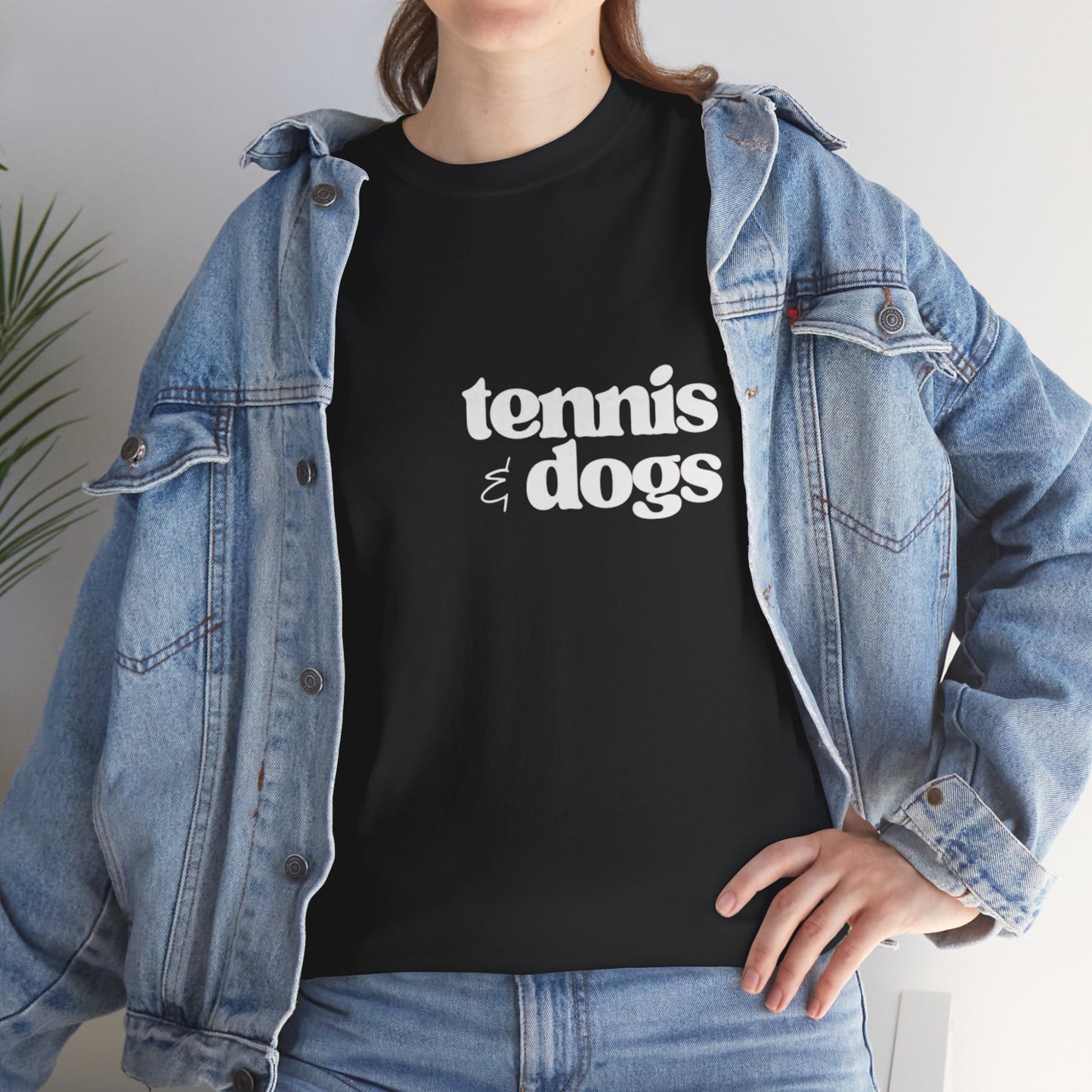 Tennis & Dogs | Unisex Cotton Shirt