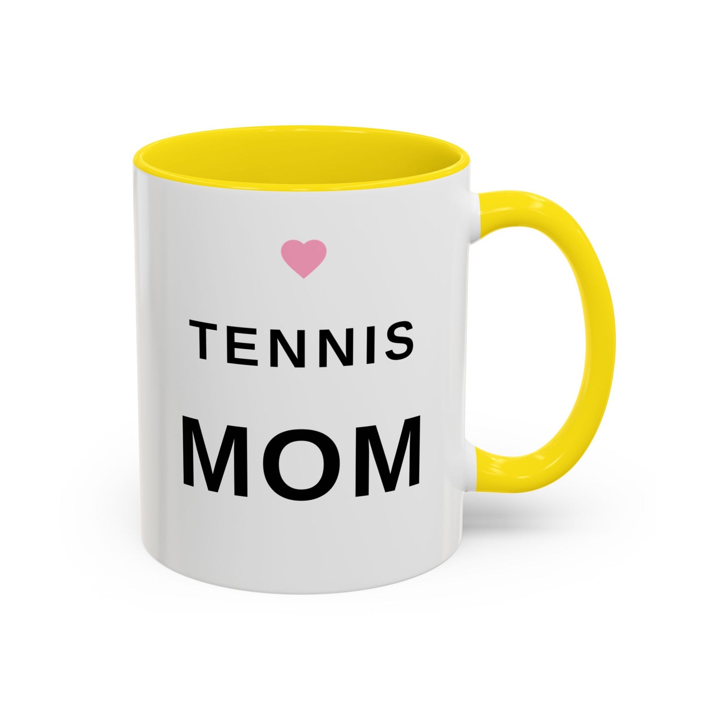 Tennis Mom Coffee Mug | Cute Tennis Accent Mug, Gift for Tennis Moms, Mother's Day Gift