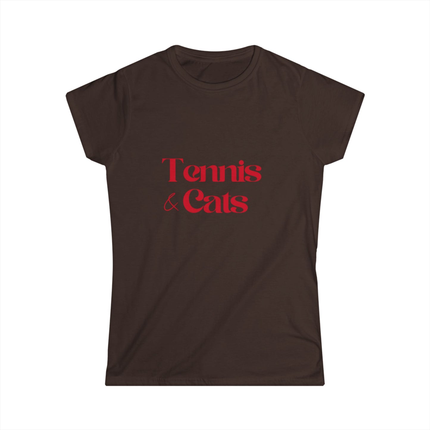 Tennis & Cats | Women's Soft Tee