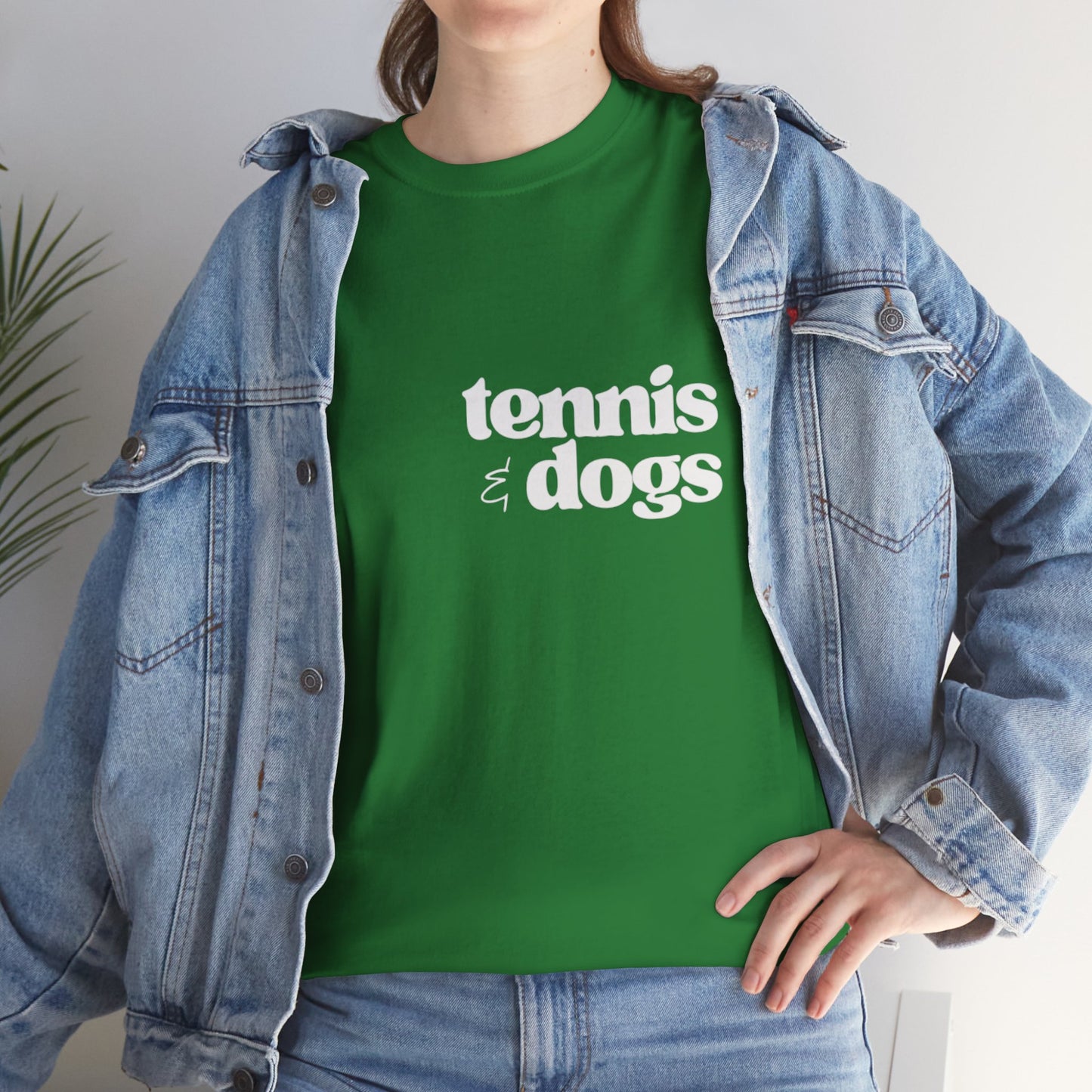 Tennis & Dogs | Unisex Cotton Shirt