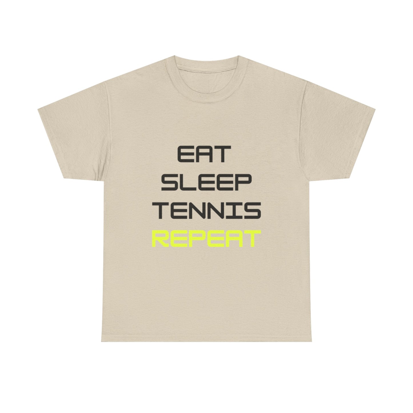 Eat-Sleep-Tennis-Repeat | Cotton Short Sleeve T-Shirt