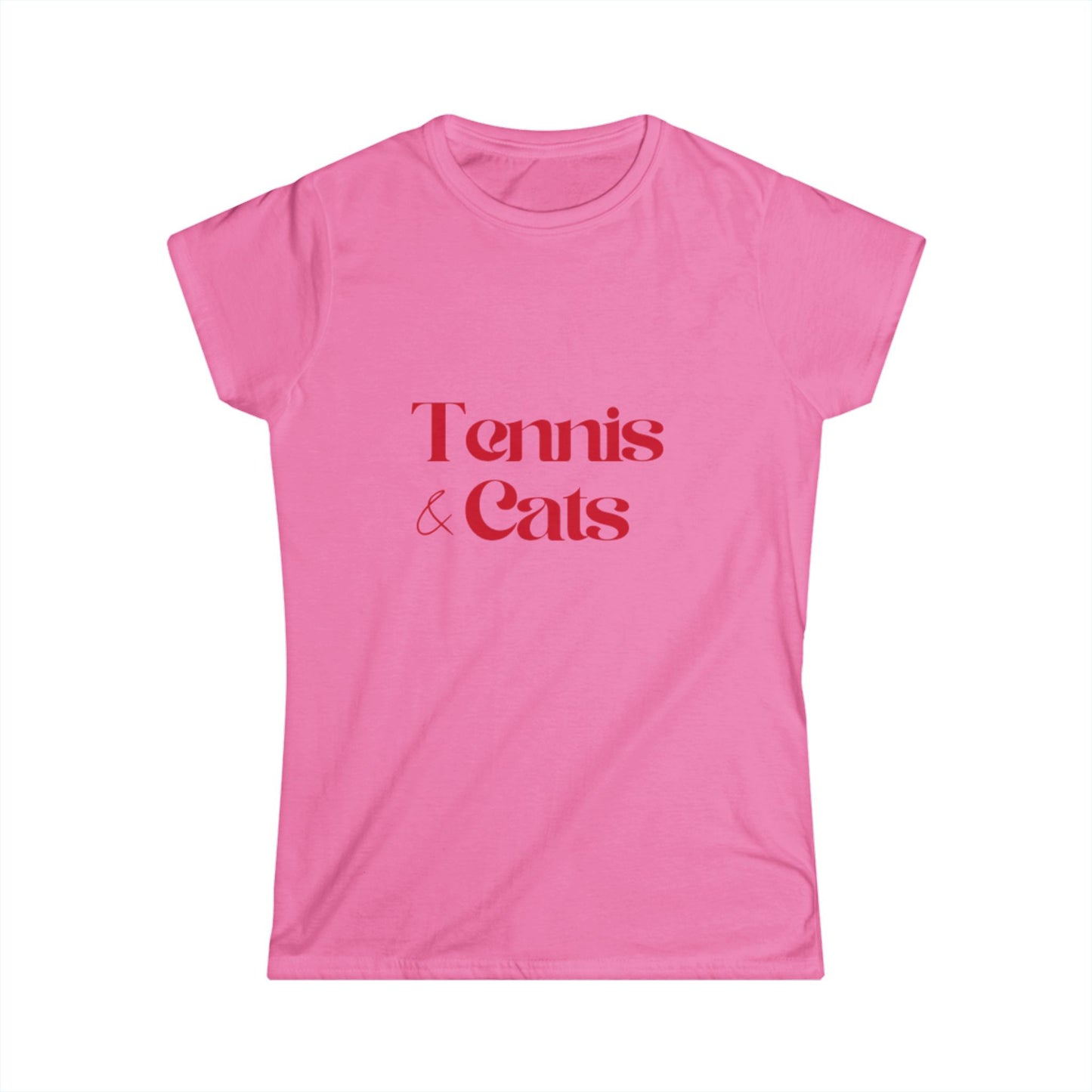 Tennis & Cats | Women's Soft Tee