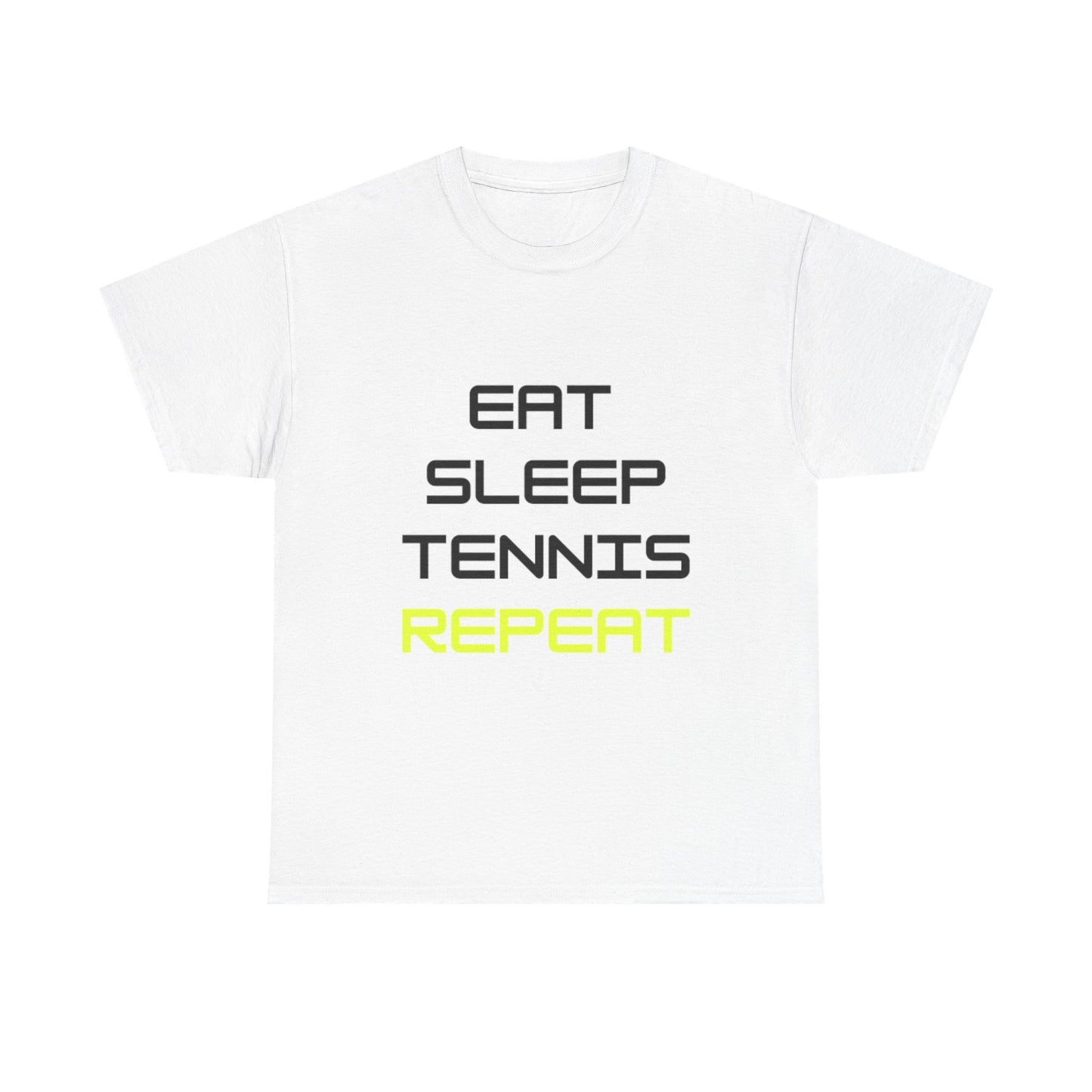 Eat-Sleep-Tennis-Repeat | Cotton Short Sleeve T-Shirt