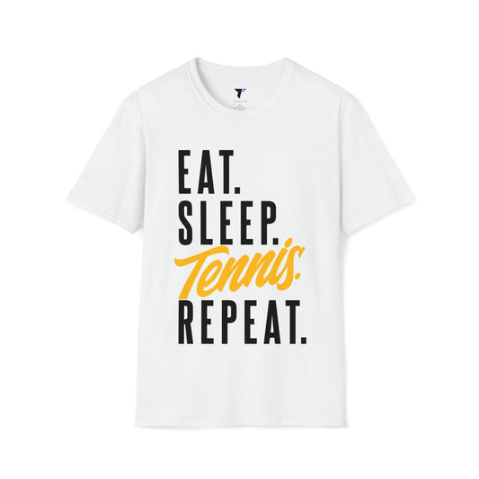 Eat. Sleep. Tennis. Repeat. - Ultra Soft Tee