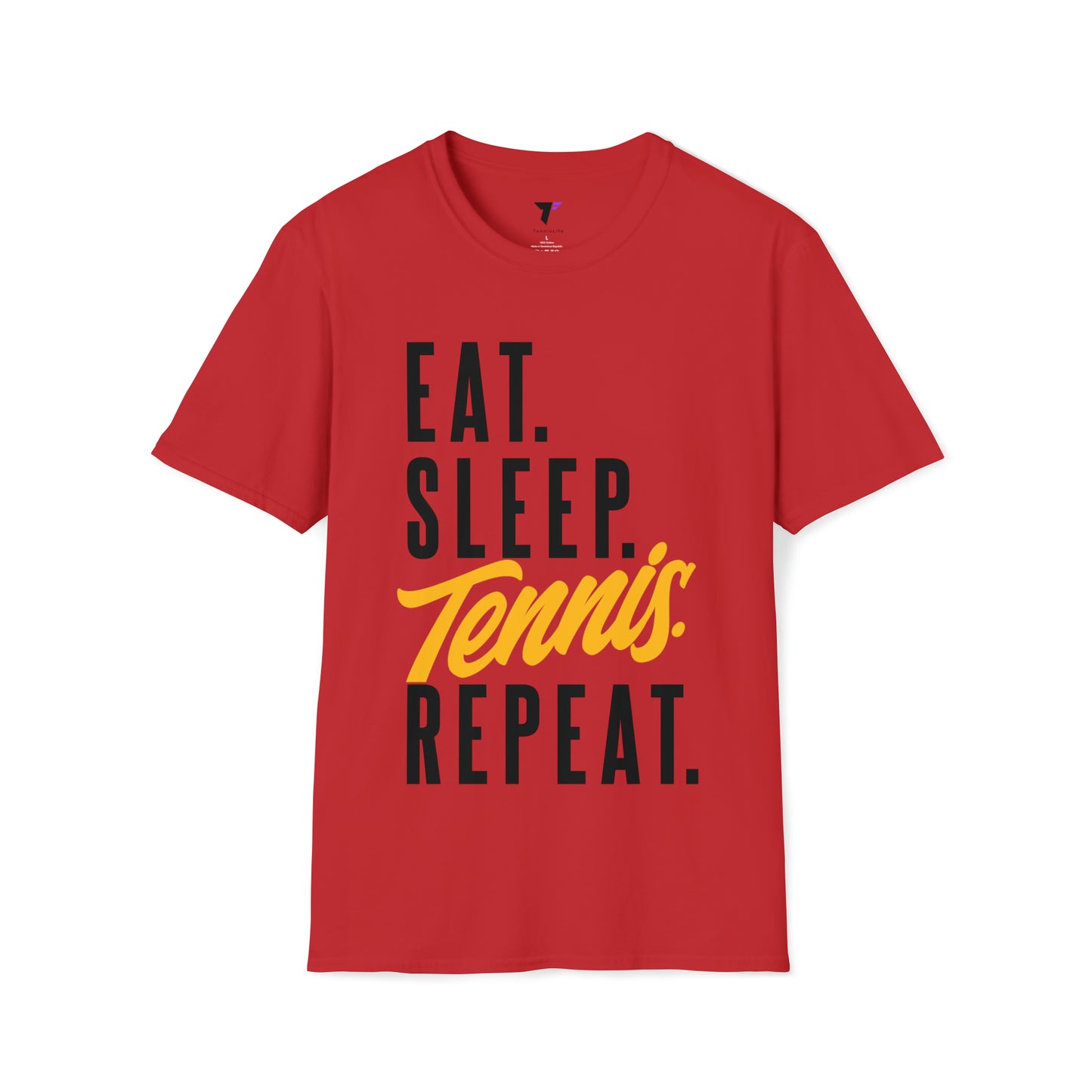 Eat. Sleep. Tennis. Repeat. - Ultra Soft Tee