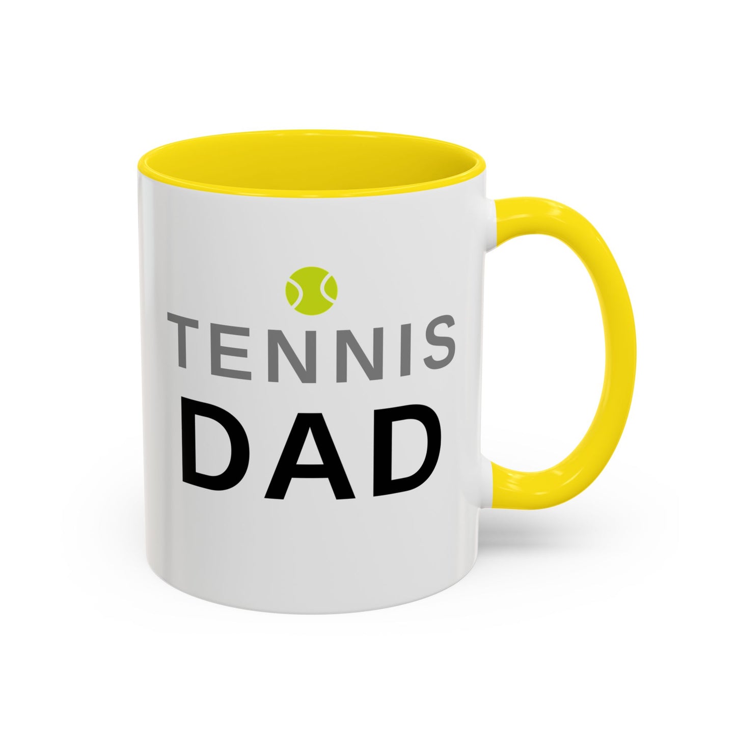 Tennis Dad Coffee Mug | Funny Tennis Accent Mug, Gift for Tennis Lover Dads, Father's Day Gift