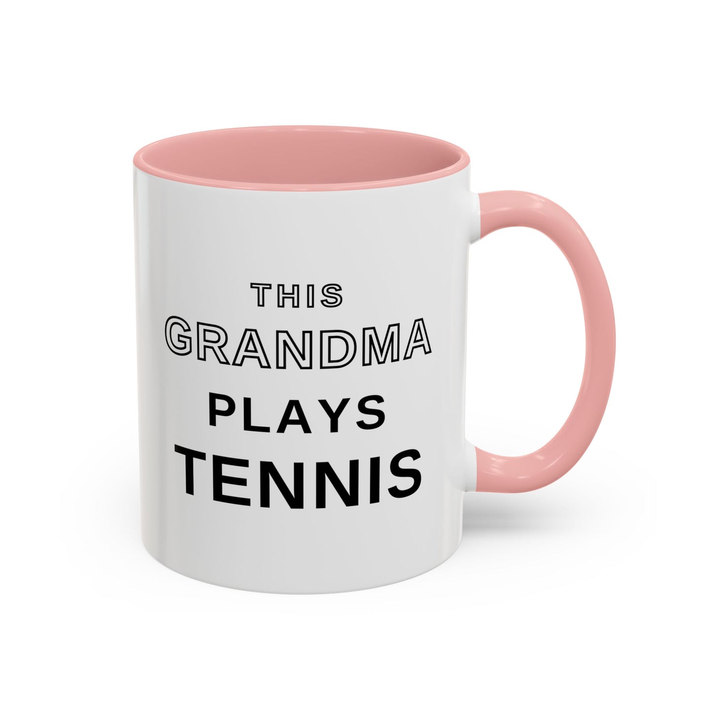 This Grandma Plays Tennis Coffee Mug | Funny Tennis Accent Mug, Gift for Tennis Grandmas