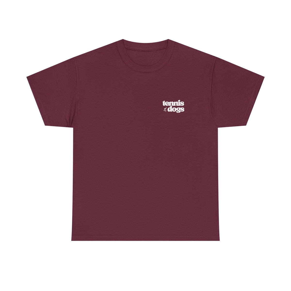 Tennis & Dogs Shirt | Unisex Tennis Dog Lover T-Shirt, Gift for Tennis Players Who Love Dogs