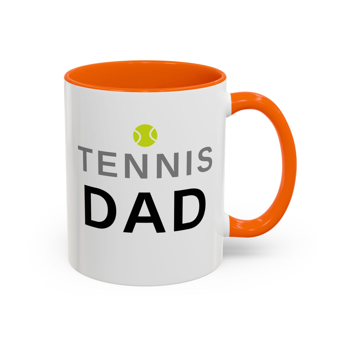 Tennis Dad Coffee Mug | Funny Tennis Accent Mug, Gift for Tennis Lover Dads, Father's Day Gift