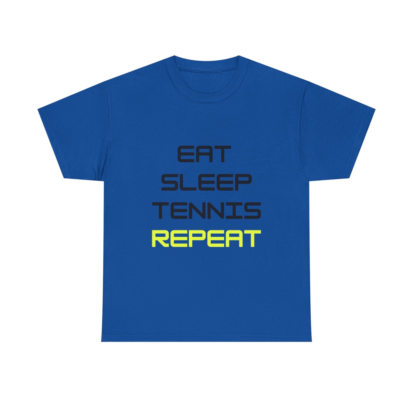 Eat-Sleep-Tennis-Repeat | Cotton Short Sleeve T-Shirt