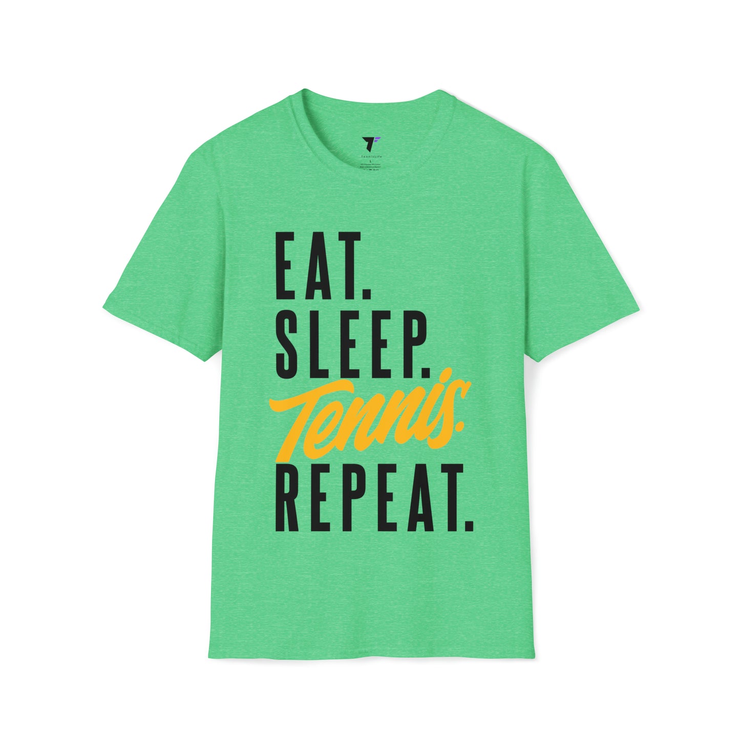 Eat. Sleep. Tennis. Repeat. - Ultra Soft Tee