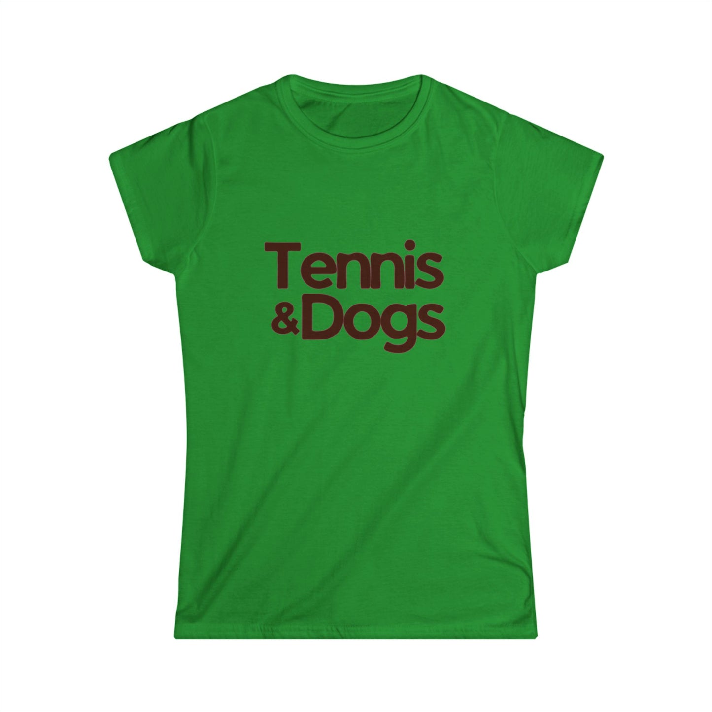 Tennis & Dogs Shirt | Funny Tennis Dog Lover T-Shirt, Gift for Women Who Love Tennis and Dogs