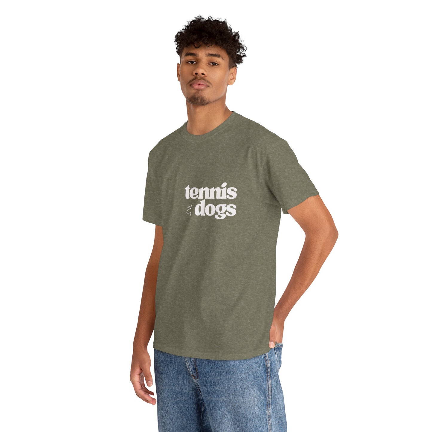 Tennis & Dogs | Unisex Cotton Shirt