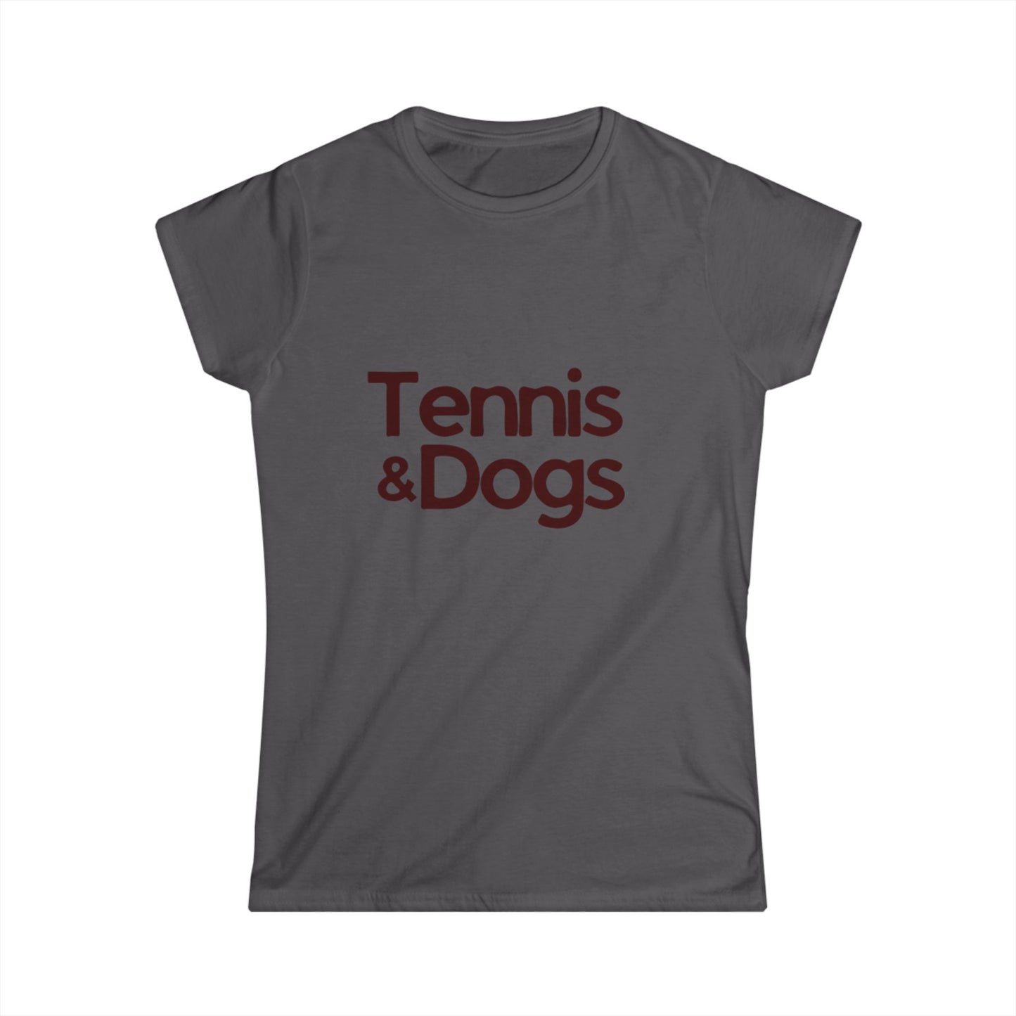Tennis & Dogs | Women's Soft Tee