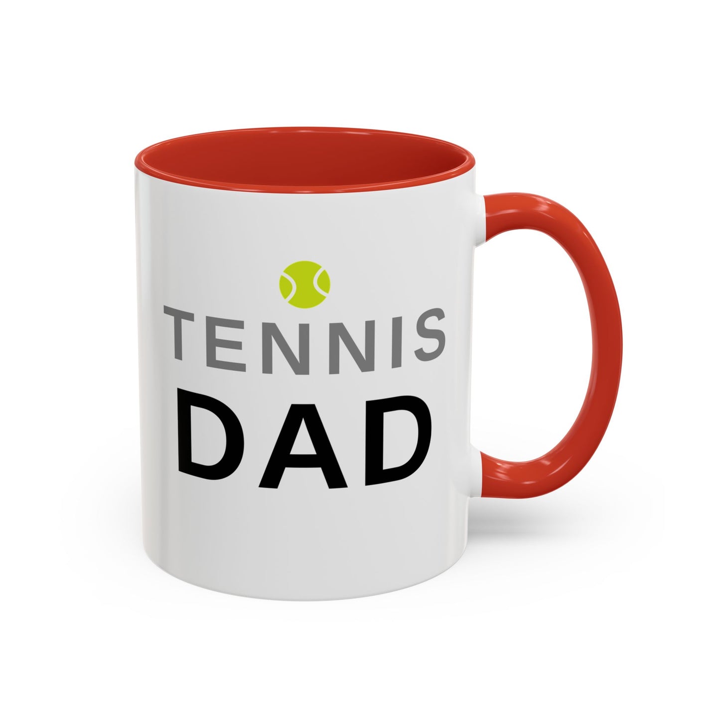 Tennis Dad Coffee Mug | Funny Tennis Accent Mug, Gift for Tennis Lover Dads, Father's Day Gift