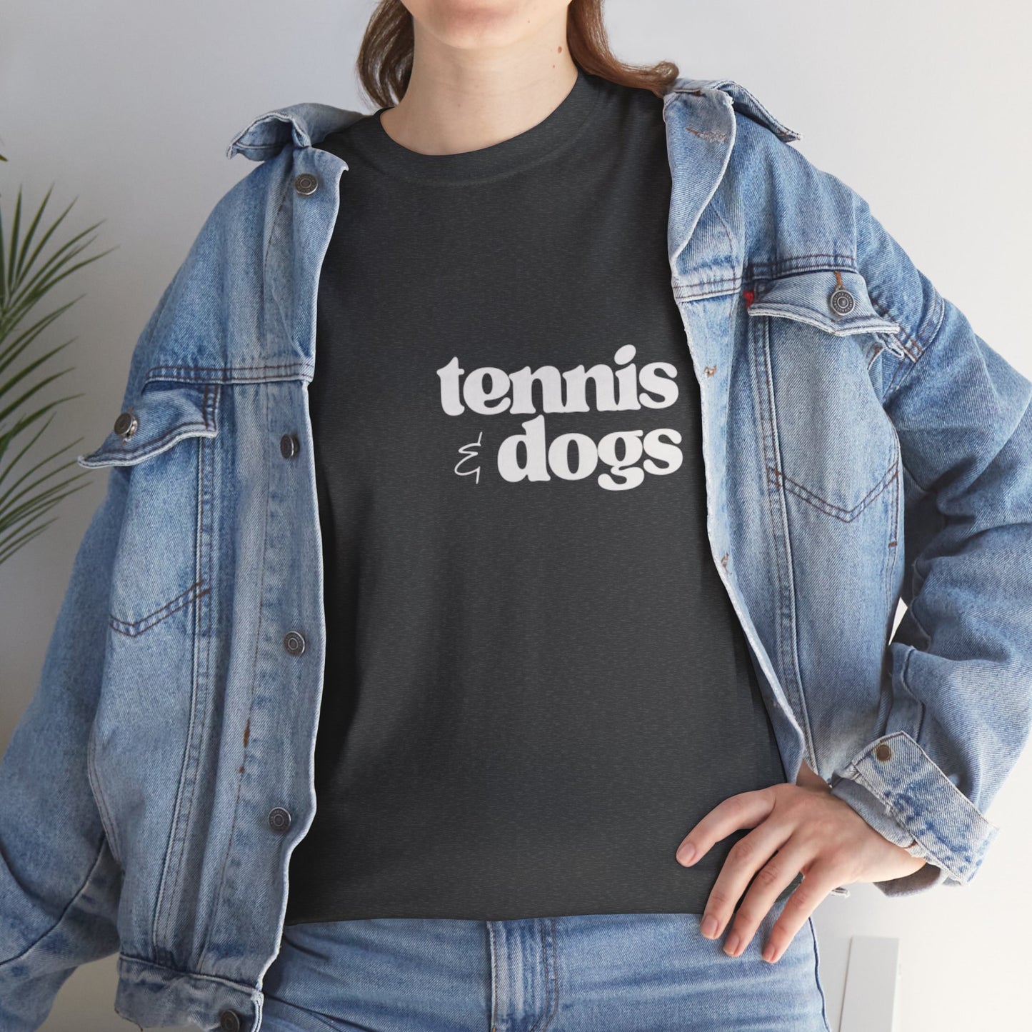 Tennis & Dogs | Unisex Cotton Shirt