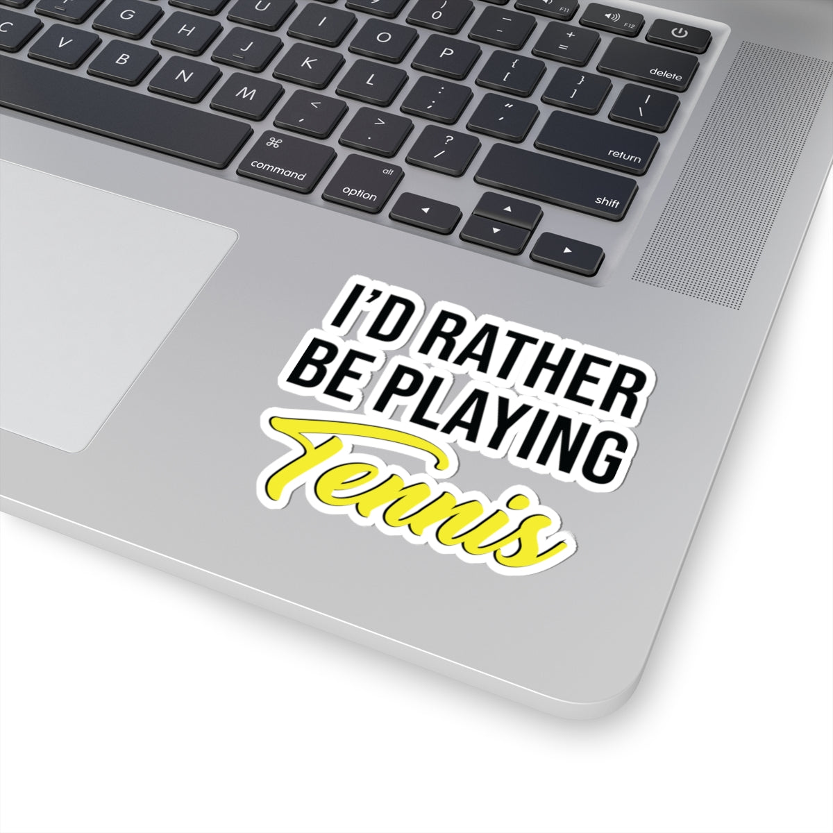 Playing Tennis Sticker