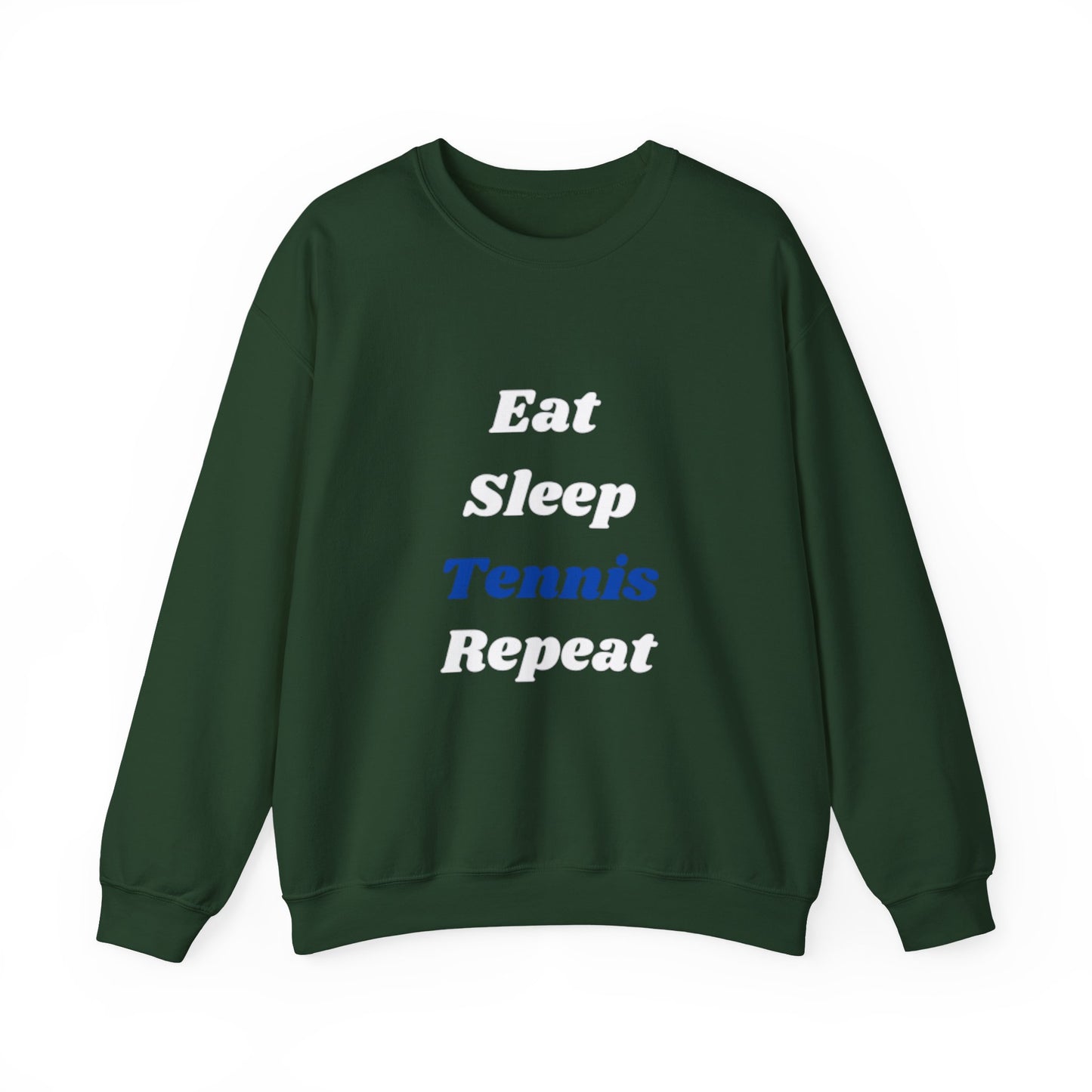 Eat-Sleep-Tennis-Repeat | Unisex Crewneck Sweatshirt
