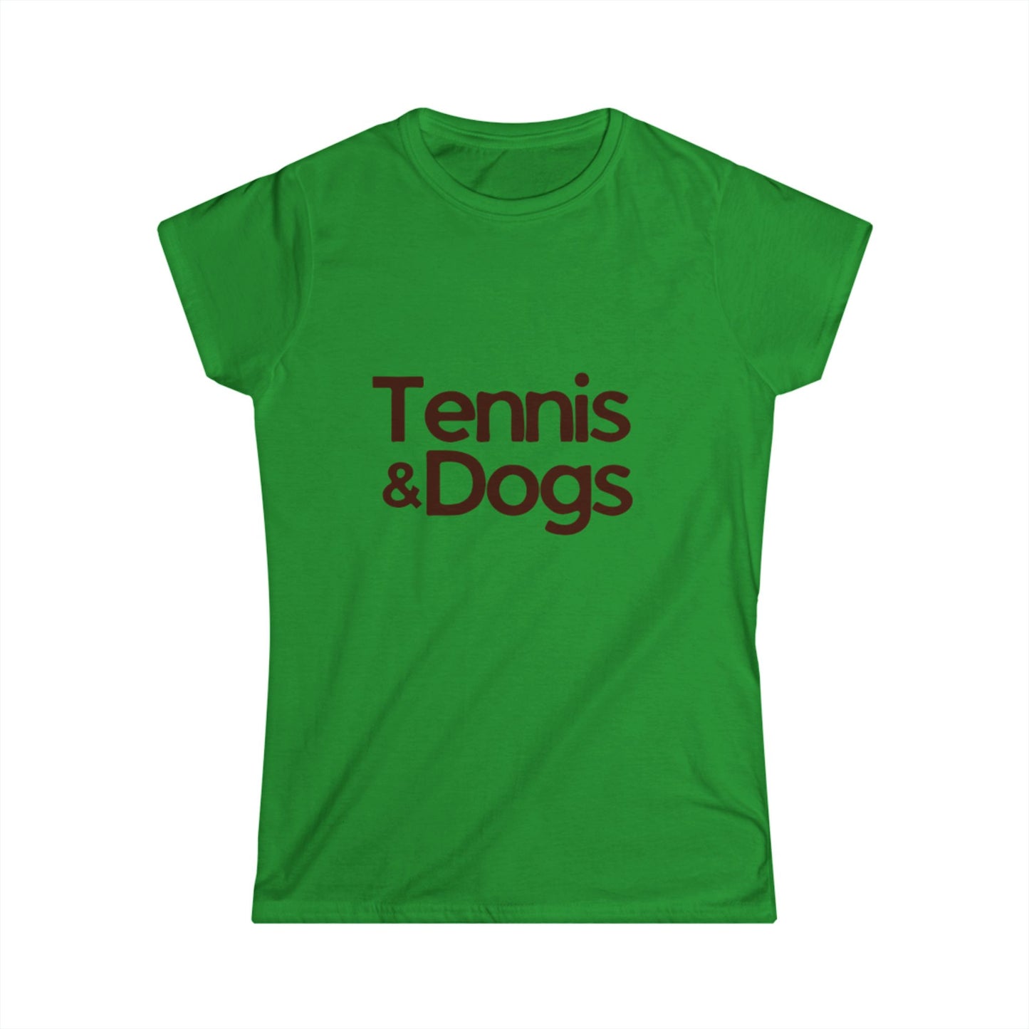 Tennis & Dogs | Women's Soft Tee
