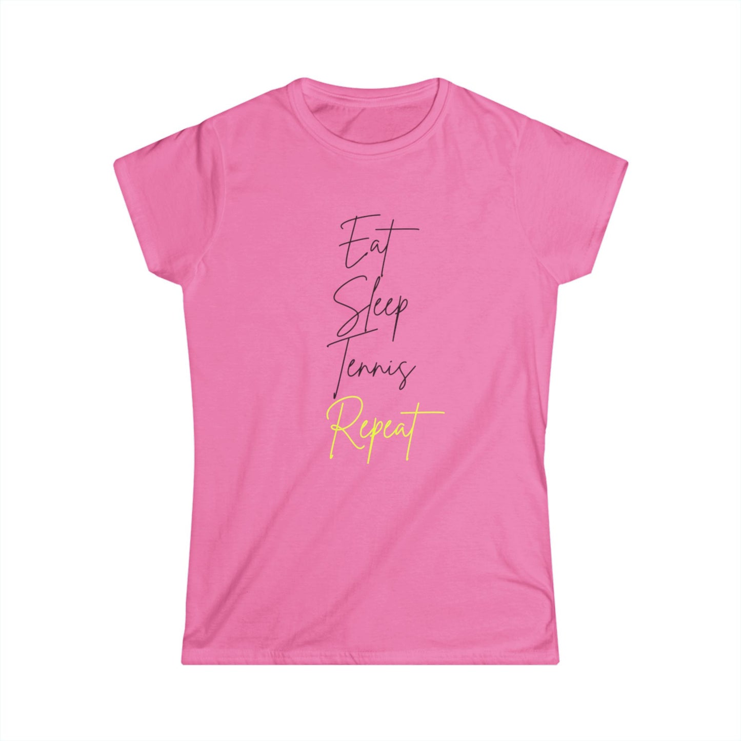 Eat-Sleep-Tennis-Repeat | Women's Soft Tee Shirt