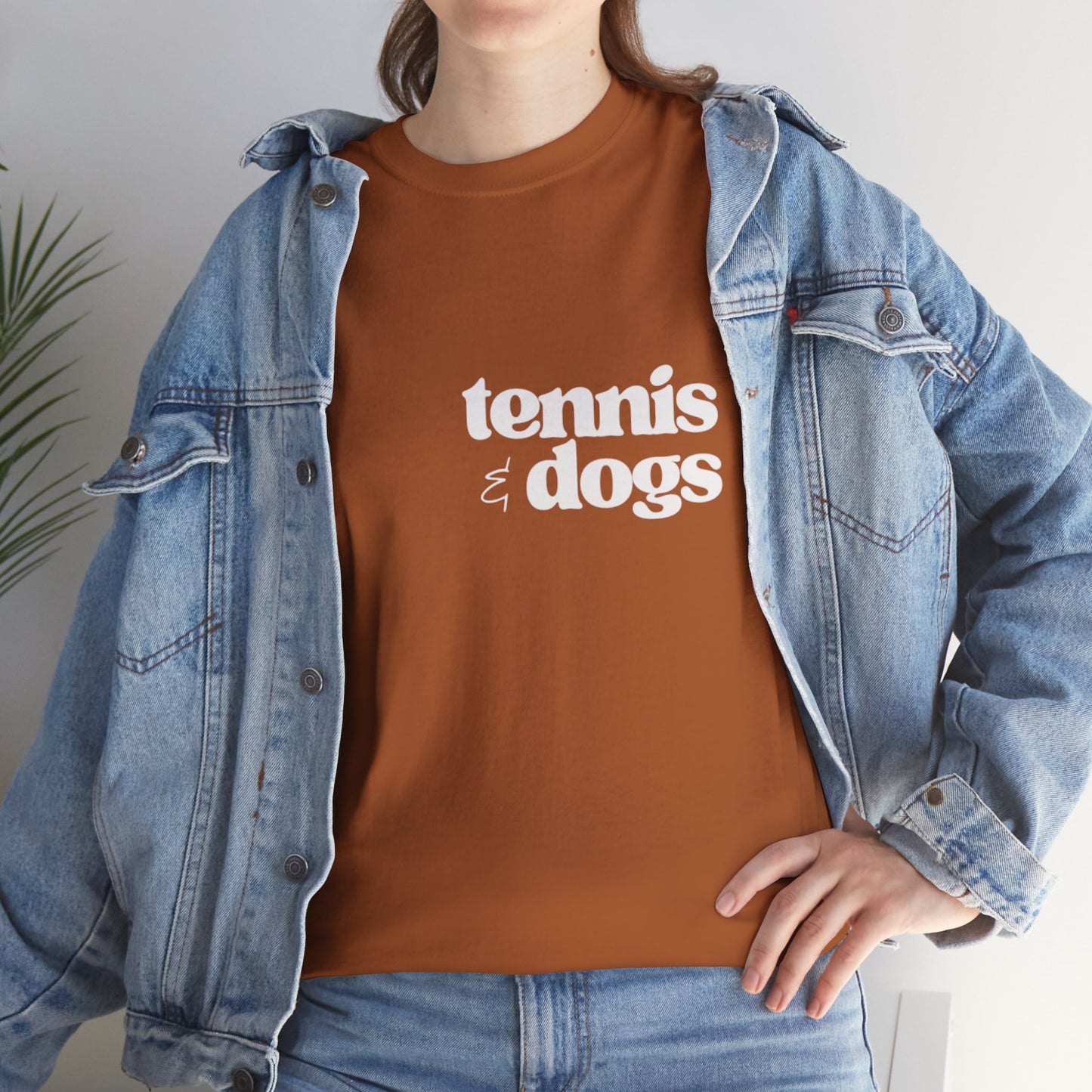 Tennis & Dogs | Unisex Cotton Shirt