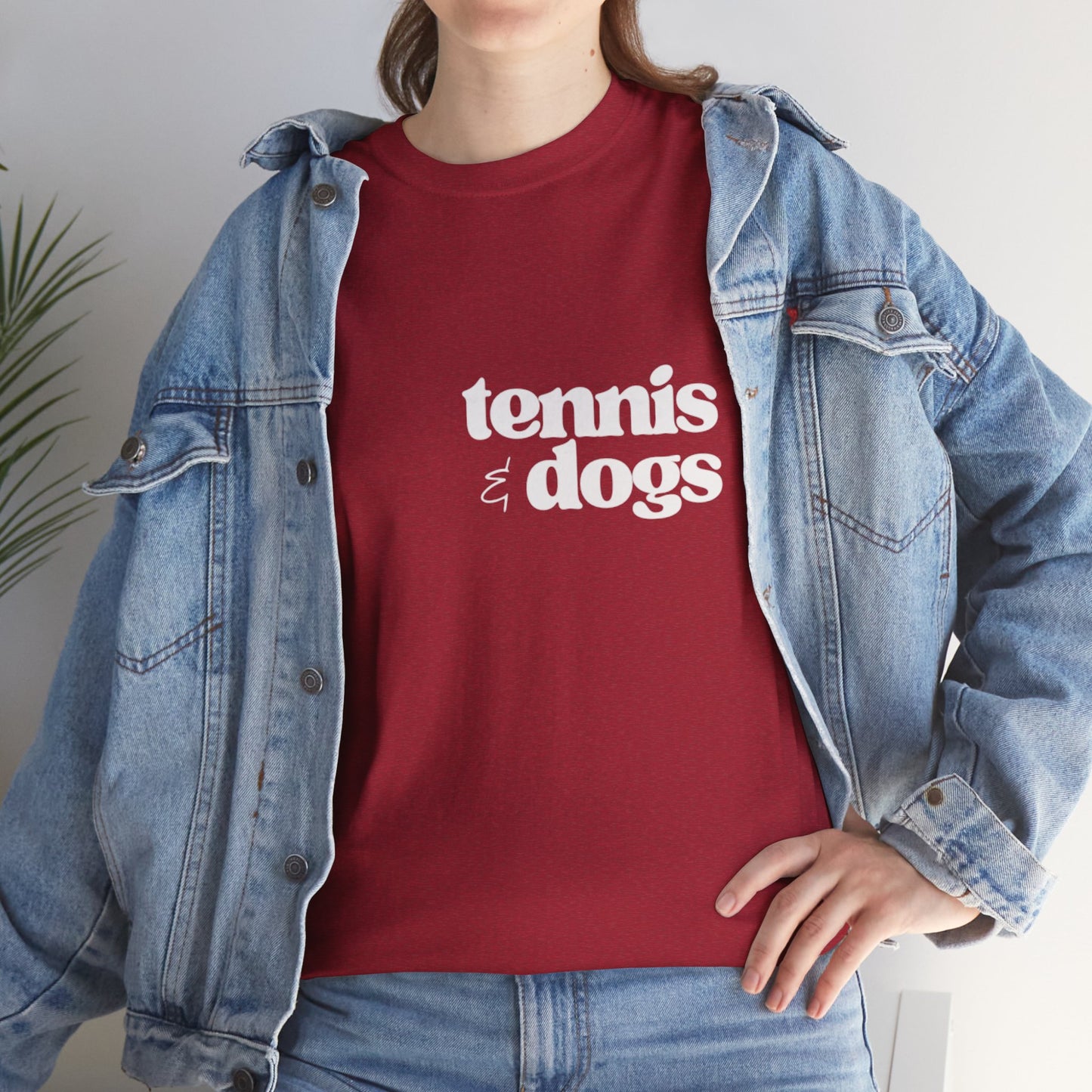 Tennis & Dogs | Unisex Cotton Shirt