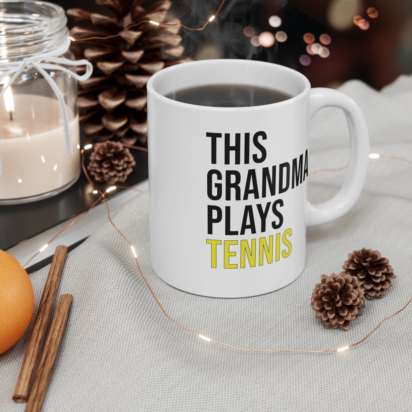 This Grandma Plays Tennis - Coffee Mug