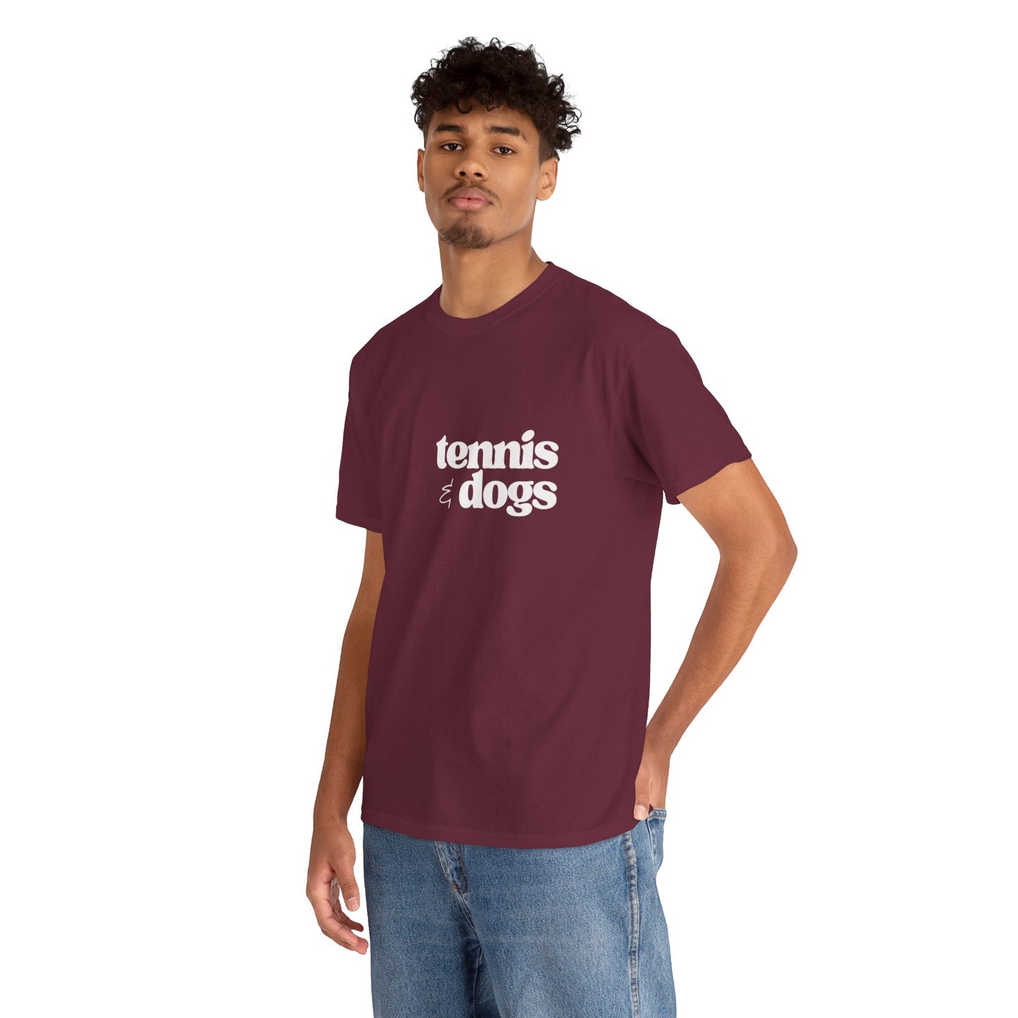 Tennis & Dogs | Unisex Cotton Shirt
