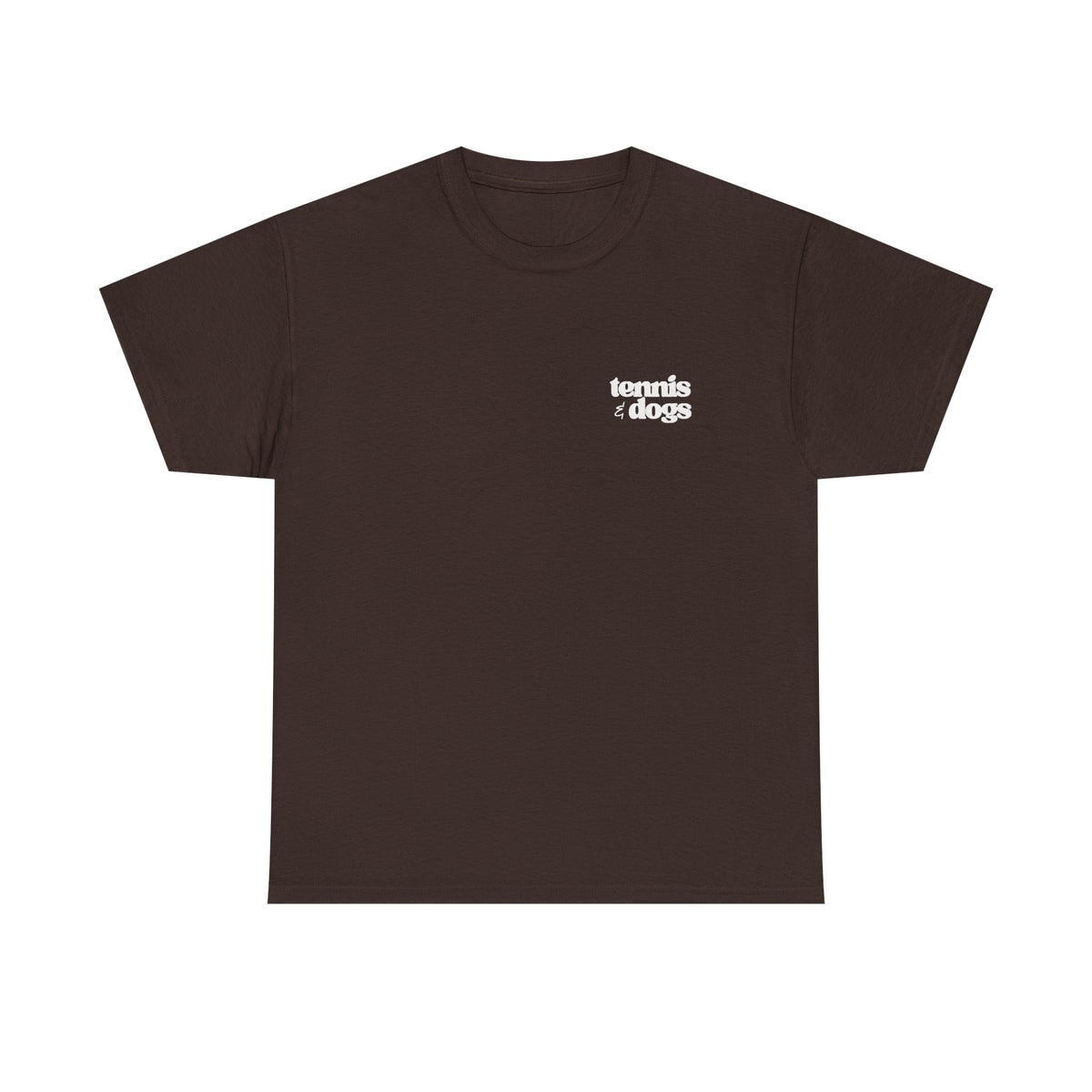 Tennis & Dogs Shirt | Unisex Tennis Dog Lover T-Shirt, Gift for Tennis Players Who Love Dogs