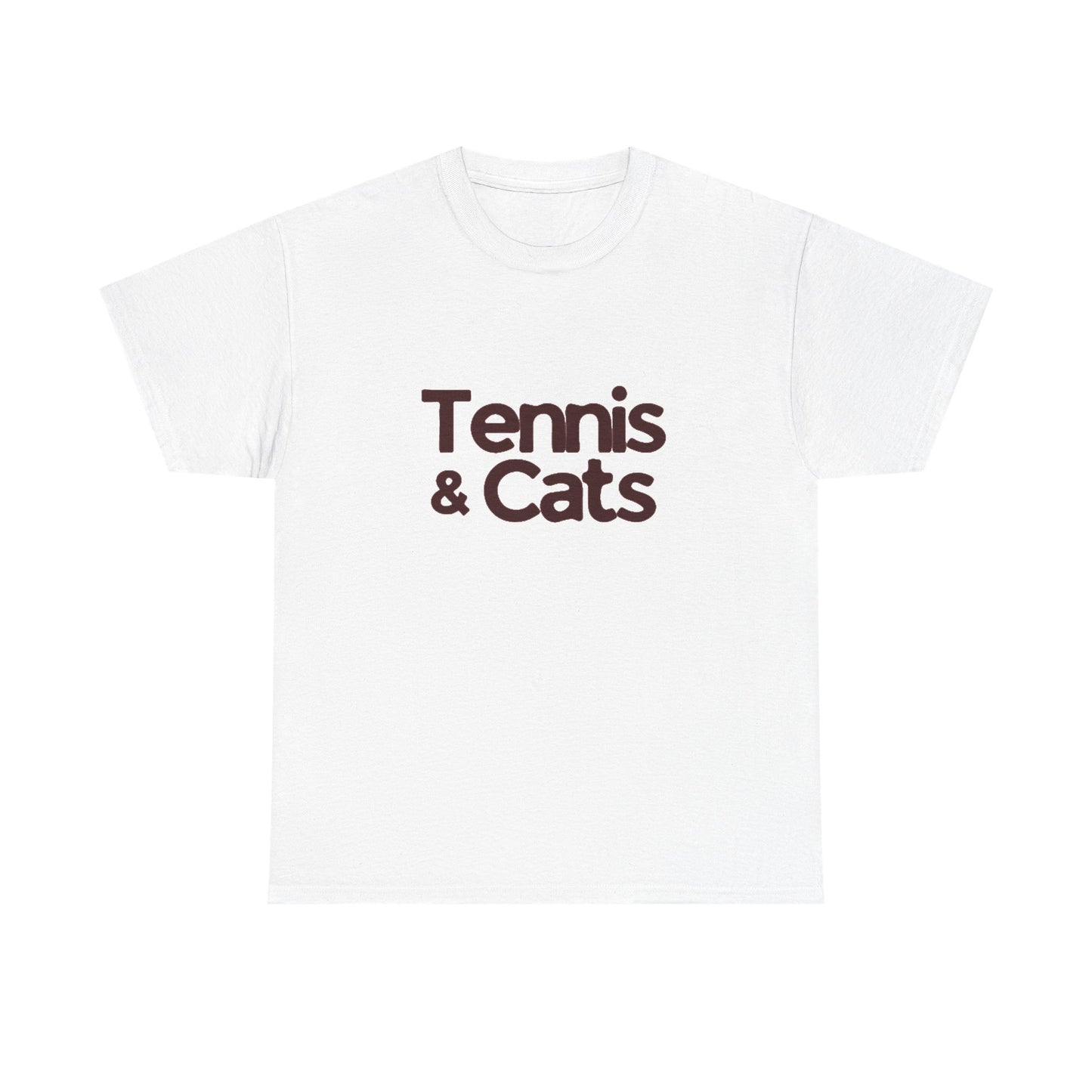 Tennis & Cats Shirt | Funny Tennis Cat Lover T-Shirt, Gift for Men Who Love Tennis and Cats
