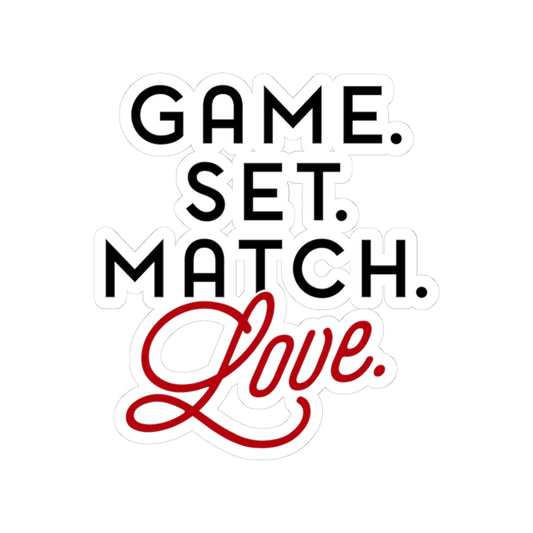 Game.Set.Match Tennis Sticker