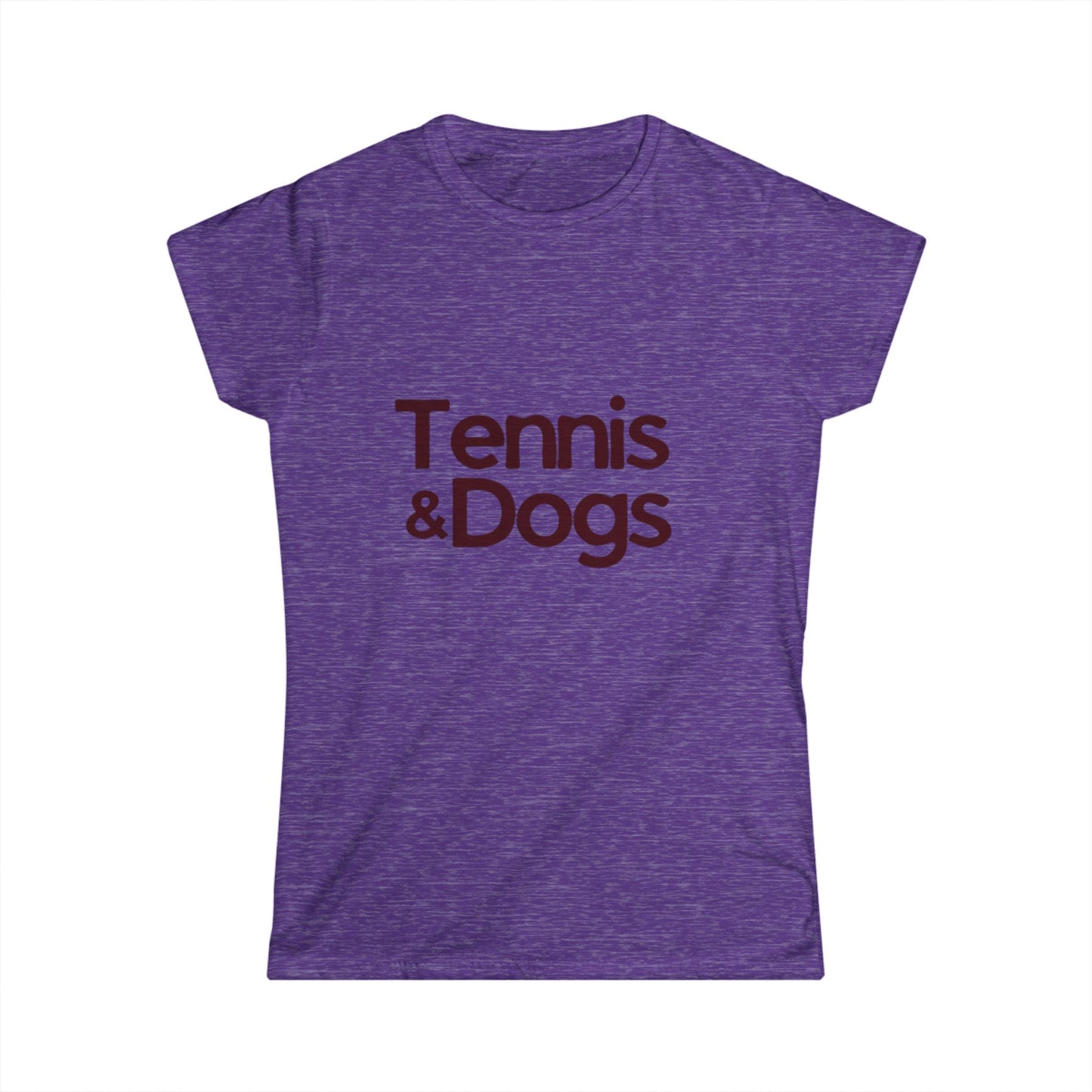 Tennis & Dogs | Women's Soft Tee