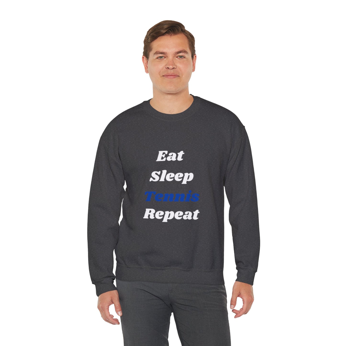 Eat-Sleep-Tennis-Repeat | Unisex Crewneck Sweatshirt